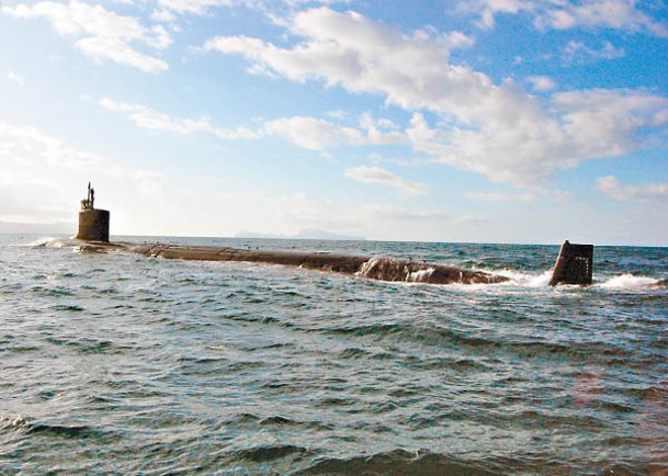 美軍：美國維珍尼亞級核潛艇是軍中主力攻擊潛艇。