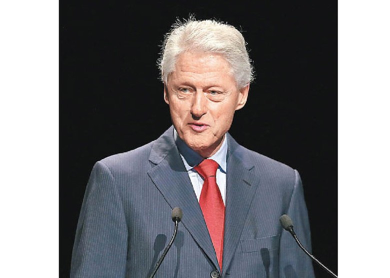 克林頓因尿道感染入院。（Getty Images圖片）