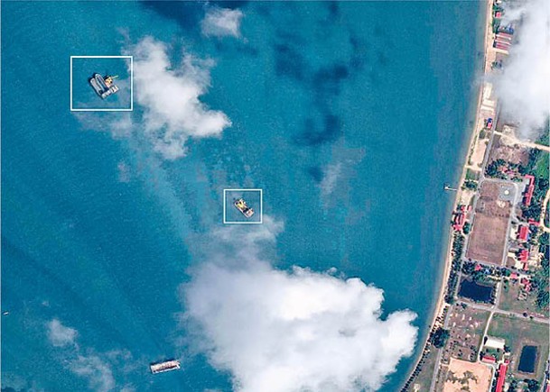 柬埔寨挖深基地港口  被指供華艦泊