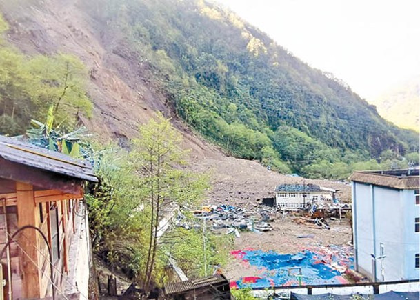 雲南山泥傾瀉  6人失蹤