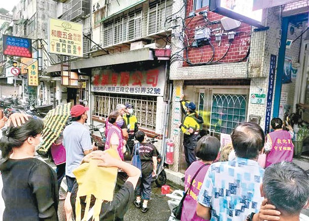 台北市民政局督導辦理「防空避難」踏勘演練（圖）。