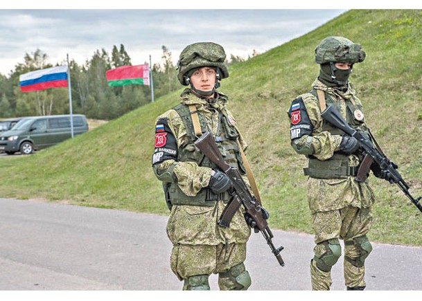 俄白兩國經常舉行軍事演習。（Getty Images圖片）