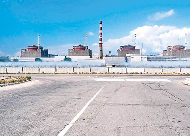 扎波羅熱核電廠現時由俄羅斯控制。