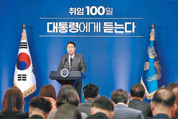 尹錫悅稱不想以武力無理改變朝鮮半島現狀。（Getty Images圖片）