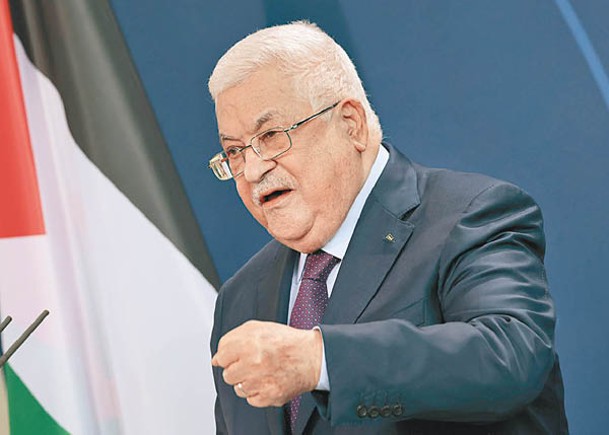 阿巴斯指控以色列對巴勒斯坦進行大屠殺。（Getty Images圖片）
