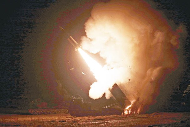 韓軍發射陸軍戰術彈道導彈。（Getty Images圖片）