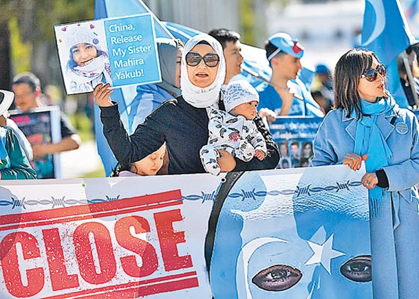 多個收容國家就中國新疆維吾爾族人發表意見。（Getty Images圖片）