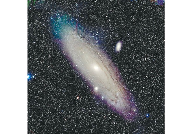 墨子巡天望遠鏡發布首光獲取的仙女座星系圖片。