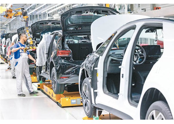 有德國汽車製造商被指從華採購零部件。（Getty Images圖片）