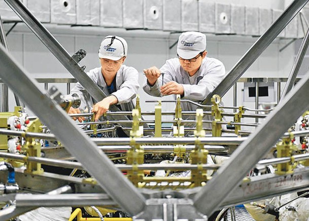 中國4月工業生產增6.7%  利好次季GDP