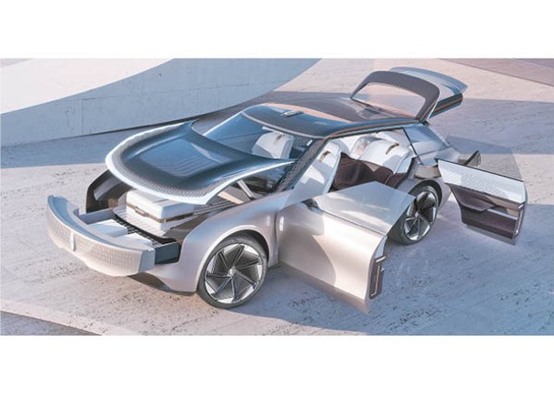 Lincoln Star Concept由車頭到車尾均突破傳統汽車的空間設計界限。