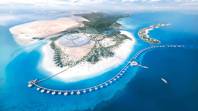 Sheybarah Resort建於無人島，由杜拜建築公司Killa Design設計。