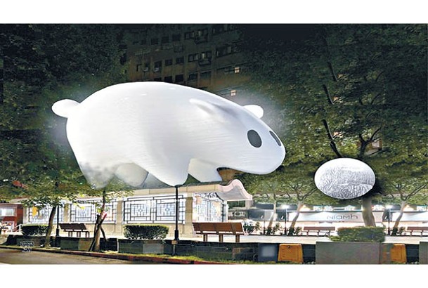 光展區（位置：捷運國父紀念館站1號出口）有日裔巴西籍藝術家大岩奧斯卡將以往創作的「光兔」角色製作成雕塑品「光兔現蹤」。