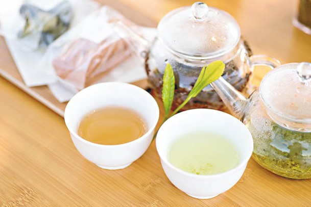 賞山之餘，更可享當地綠茶、煎茶、日本紅茶和焙茶。