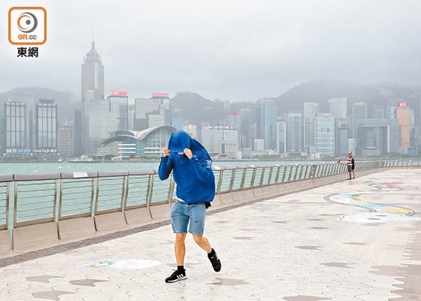 颱風「圓規」襲港。