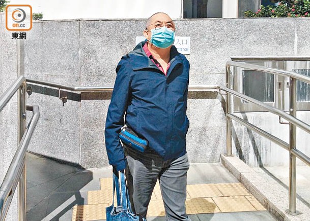 被告蔡易文否認在網上煽惑他人傷害警察，案件昨日在區院開審。（王仁昌攝）