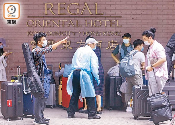 自放寬入境檢疫安排後，檢疫酒店房間供應增多。