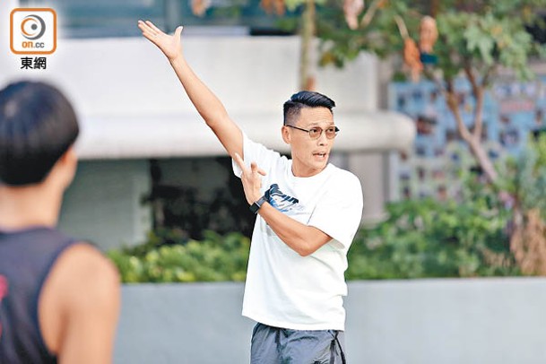 教練朱耀明期望球員能在今次比賽盡情發揮。