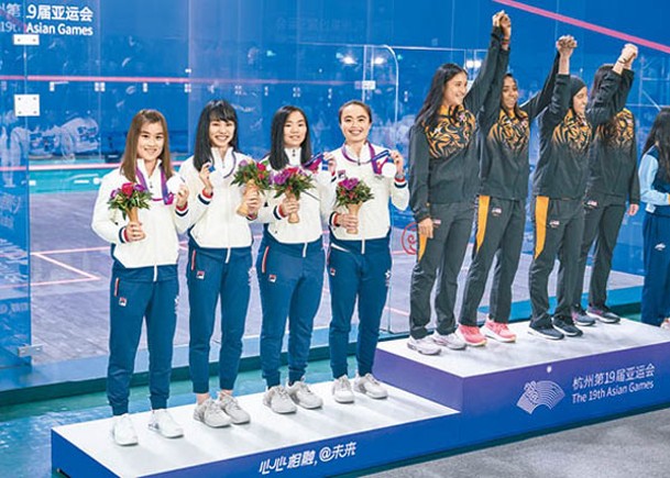 女子團體賽收穫一銀 香港壁球隊屆屆有牌攞