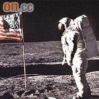 艾德靈當年為首批登月太空人，他認為美國應以火星為目標。	（資料圖片）
