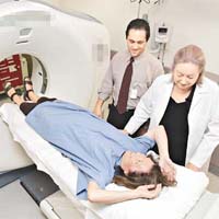 電腦斷層掃描利用放射線拍攝人體內器官照片。（資料圖片）
