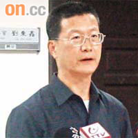 台灣高等法院發言人陳晴教昨舉行記者會。	（陳敏鳳攝）