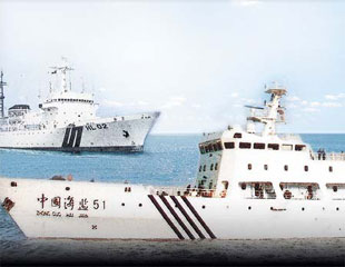 釣島角力升級 中日官船對峙
