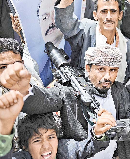 也門反對派揚言會擴大示威規模迫總統下台 0314-00180-003b3