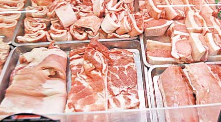 內地有豬肉驗出含瘦肉精導致人心惶惶。	（資料圖片）