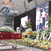 林家死者葬禮於09年8月8日在悉尼奧林匹克公園舉行。	（龍翔翼攝）