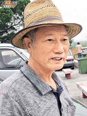 流浮山沙崗廟村村民莫伯稱，暫未發現有死魚。