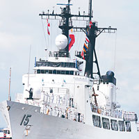 美國正協助菲律賓強化海軍，圖為菲國早前購買的美國漢密爾頓級巡邏艦。（資料圖片）