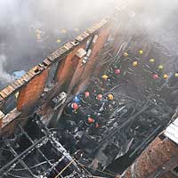 江西南昌民宅大火導致九人死亡。（中新社圖片）