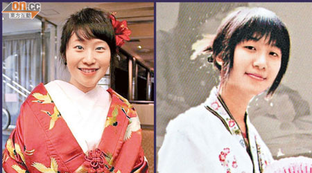 朱立婕（左圖）和林芷瀅（右圖）生前喜愛日本文化。（本報台北傳真）