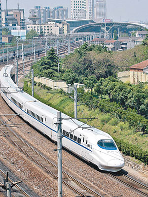 京滬高鐵被揭發欠債纍纍。（資料圖片）