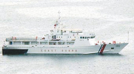圖為菲律賓海岸防衞隊船隻。（資料圖片）