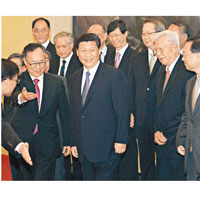 8月31日<br>習近平出席中韓建交二十周年紀念招待會。（中新社圖片）