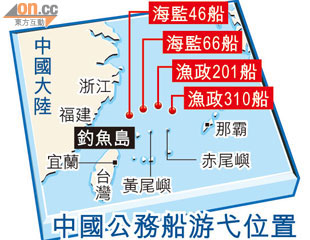 網民揶揄官方不敢登釣島