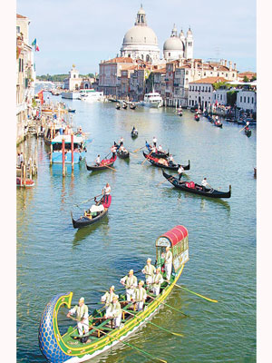 貢多拉是威尼斯的特色，示威者亦計劃乘坐貢多拉爭取公投獨立。（資料圖片）