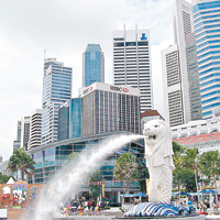 新加坡<BR>雖經濟發達，但國民壓力大。