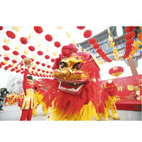 北京<br>北京地壇春節文化廟會昨日揭幕。（中新社圖片）