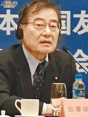 日本執政自民黨前幹事長加藤弘一