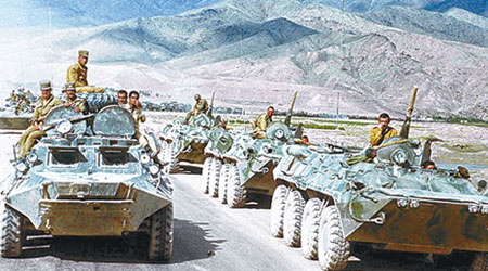 哈基莫夫當年隨前蘇聯的軍隊攻打阿富汗。（資料圖片）