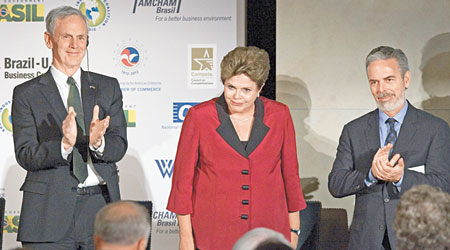 帕特里奧塔（右）要求華府解釋有關監控巴西的報道。（資料圖片）