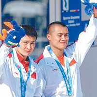 王克楠（左）的奧運拍檔是彭勃（右）。　（資料圖片）