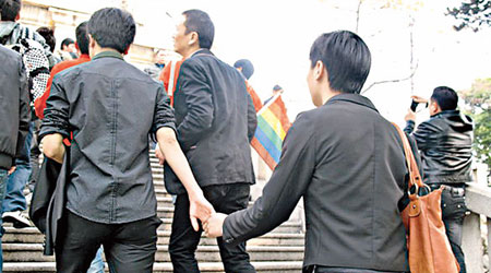男同性戀大學生成為感染愛滋病的高危群體。（互聯網圖片）