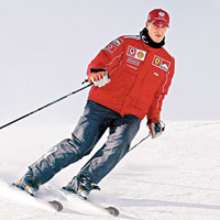舒麥加早前滑雪受傷後仍然昏迷。（資料圖片）