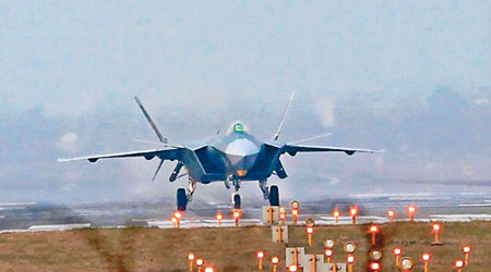 殲20第三架原型機2011號曝光。（互聯網圖片）
