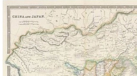 新華網刊登的地圖。（互聯網圖片）