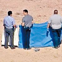 警方在降落地點約半英里外發現帕里斯的屍體。（互聯網圖片）